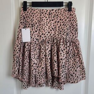 NWT- MIA JOY Leopard Print Skirt